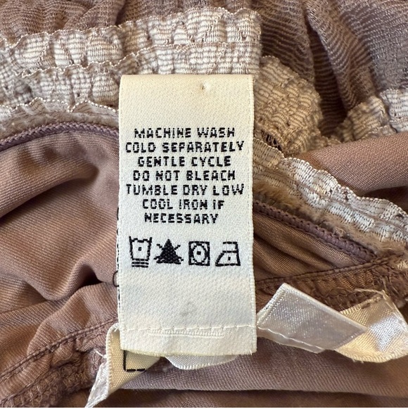 Max Studio Mauve Cream Lace Babydoll Dress Size Large Women’s - Picture 7 of 14